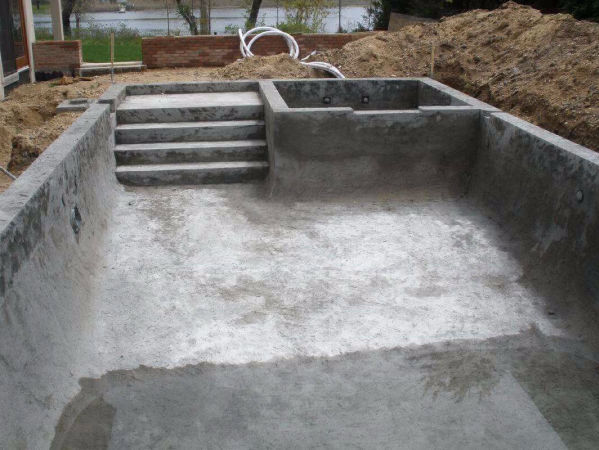 construção de piscinas de alvenaria